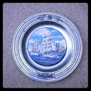 America's 200th birthday nautical tall ships plate